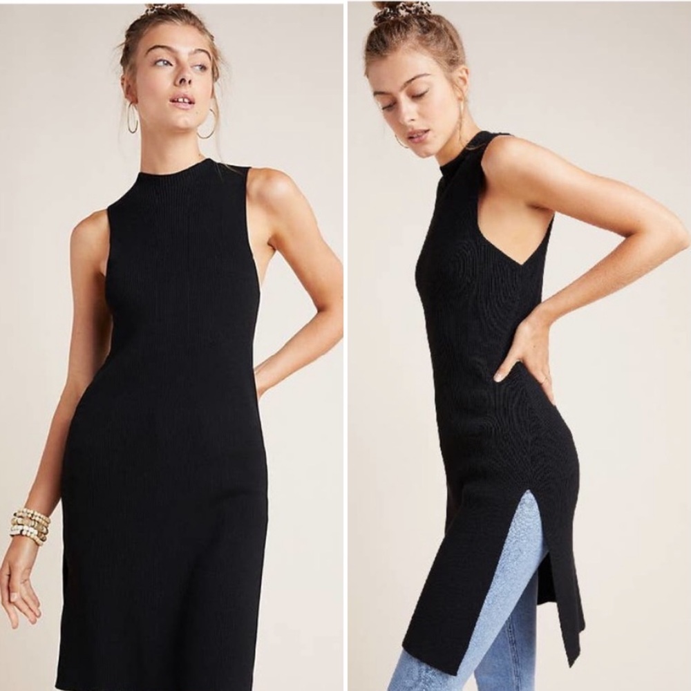 NWT: ANTHROPOLOGIE Tami Knit Ribbed Sleeveless Tunic